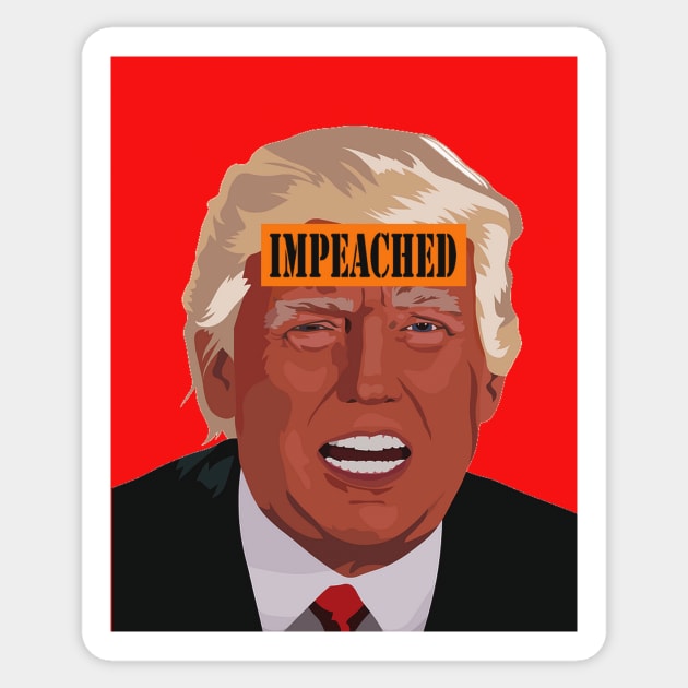 IMPEACHED Sticker by truthtopower